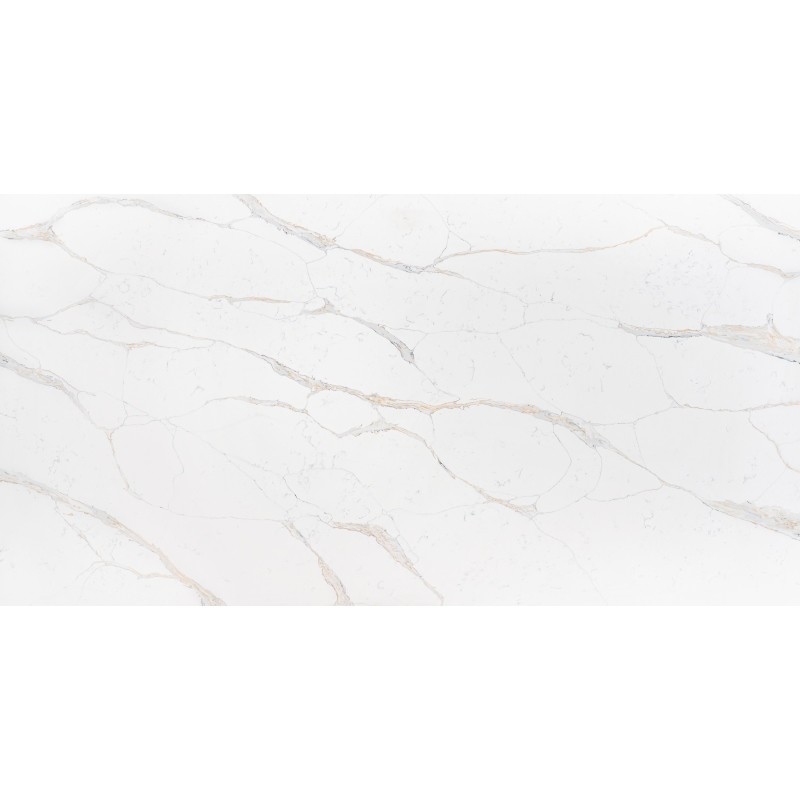 Detalhes de ouro de Calacatta Muito bom Quartzo Superfície 2/3 Cm Banheiro de vaidade Força flexural 40-70