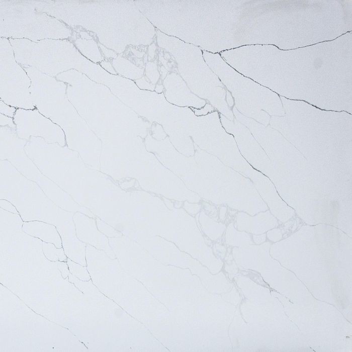 Quartz de laje Resistente à corrosão por ácidos e álcalis Quartz de calacatta branco