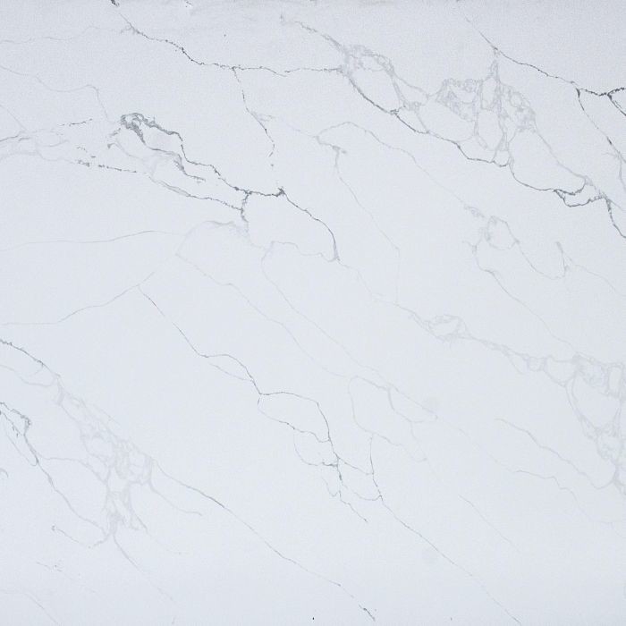 Quartz de laje Resistente à corrosão por ácidos e álcalis Quartz de calacatta branco