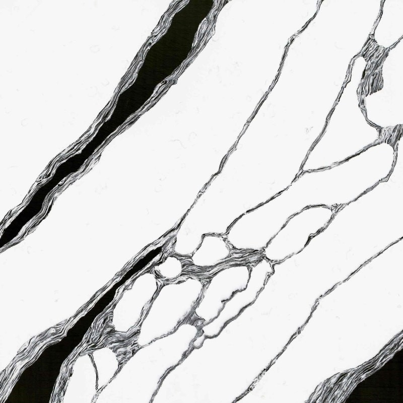 Panda branco quartzo preto e branco Força flexural 40-70 Top Quartz Countertops Limpeza sem esforço