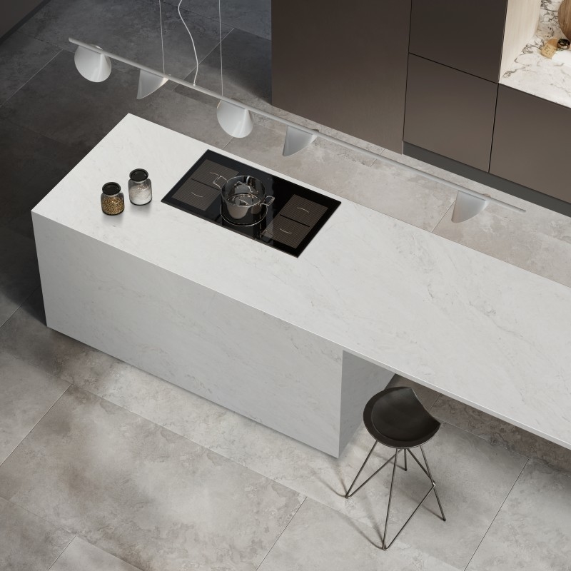 Quartz bancadas de banheiro colorido minério natural 126'X63'