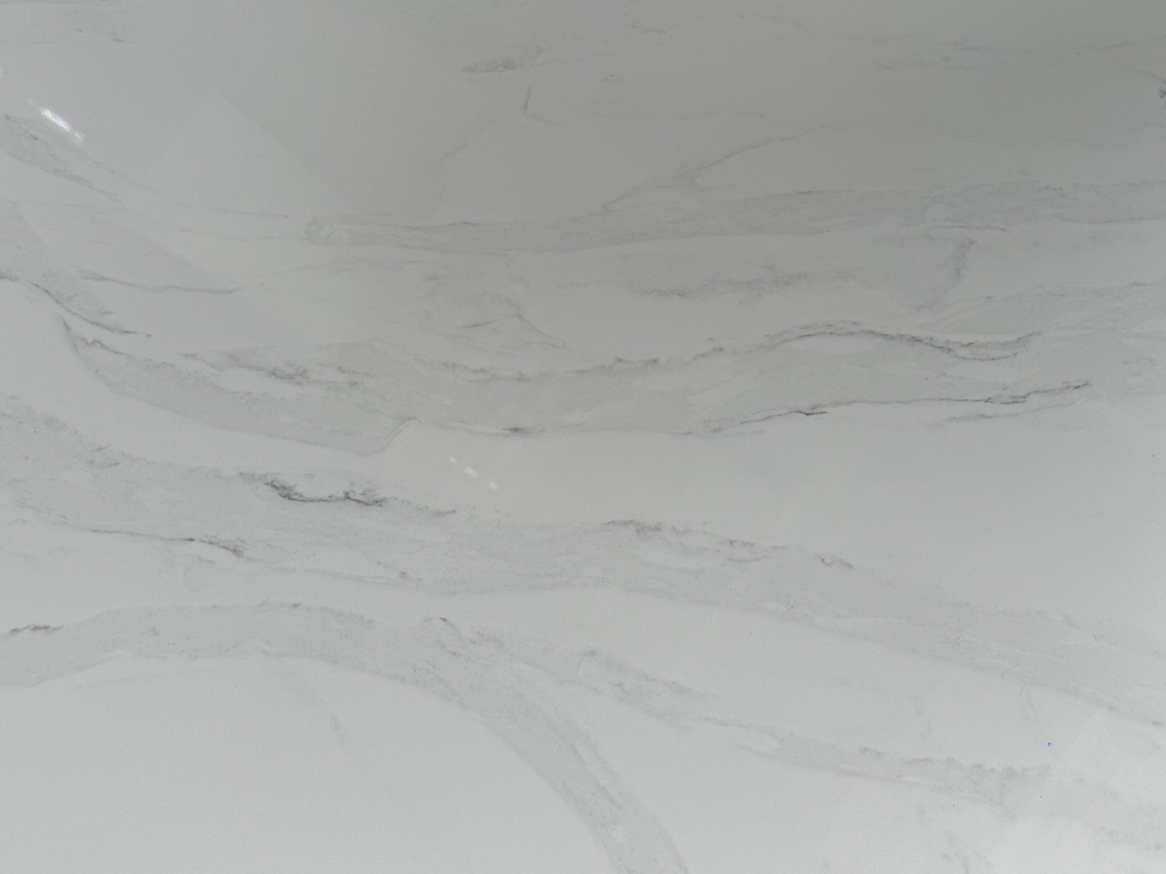 OLB7082 Quartz Branco Superfície Passerby Série Fabricante Quartz comercial Superfície subversivo preço eco-friendliness