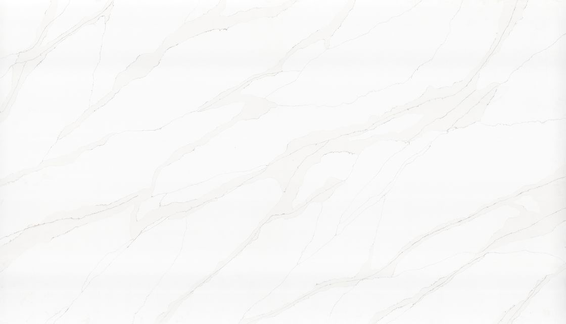 OLK3008 The Favorite Of Wholesalers Basic Calacatta White Looking Quartz Stone Huge Stock