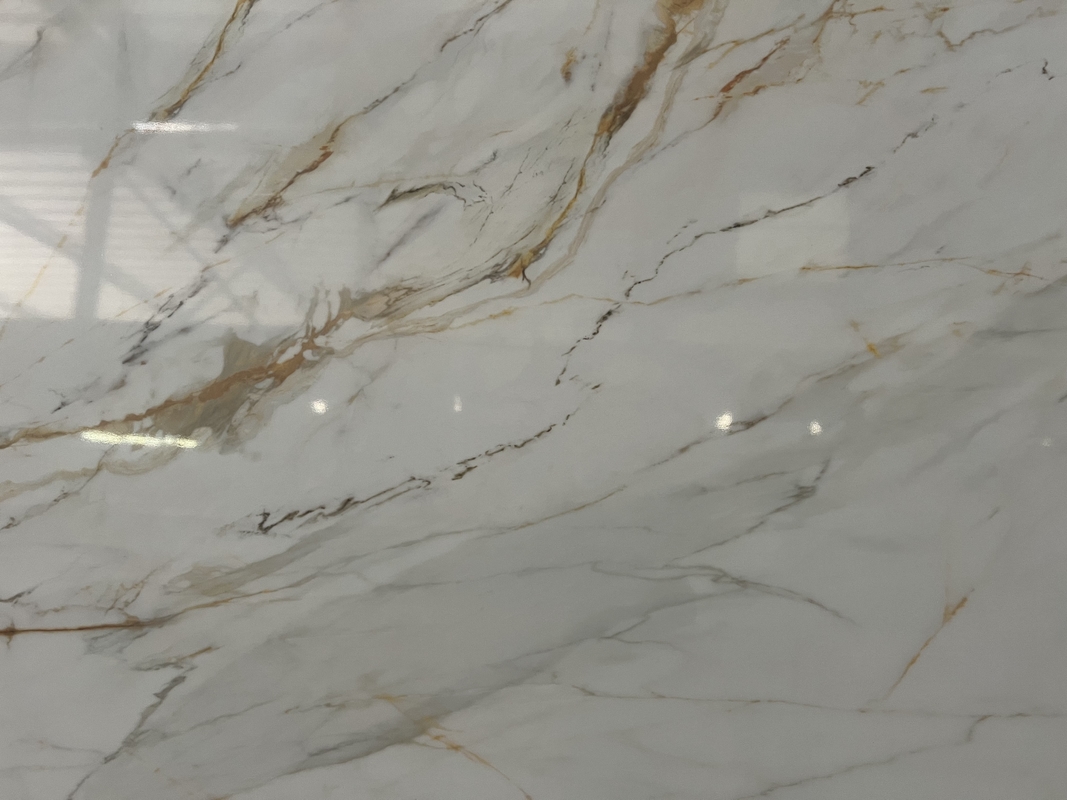 OLC510T Calacatta Ouro Impresso em Pedra Construtores e atacadistas 'Favorito Hd Tecnologia de Impressão Inkjet Slab